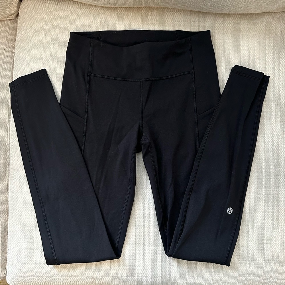 Black Lululemon Leggings with Pockets